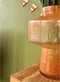 Light & Living Vaas Trasmos - Glas - Oranje - 24 x 30 x 0 cm (BxHxD)
