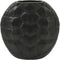 Light & Living Vaas Turtle - Zwart - 29,5x8x30cm - Modern - Sinterklaas cadeau - Sinterklaas cadeautjes - Cadeau vrouw - Cadeau man - Cadeau voor haar - Cadeau voor hem - Sint cadeau - Sint kado - Kado man - Kado vrouw
