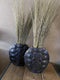 Light & Living Vaas Turtle - Zwart - 29,5x8x30cm - Modern - Sinterklaas cadeau - Sinterklaas cadeautjes - Cadeau vrouw - Cadeau man - Cadeau voor haar - Cadeau voor hem - Sint cadeau - Sint kado - Kado man - Kado vrouw