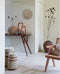 Light & Living Vaas Valerie - Bruin - Ø35cm - Modern
