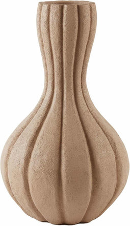 Light & Living Vaas Zucca - Bruin - Ø28,5cm - Modern