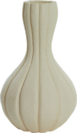 Light & Living Vaas Zucca - Crème - Ø28,5cm - Modern - Kerst cadeau - Kerst cadeautjes - Cadeau vrouw - Cadeau man - Cadeau voor haar - Cadeau voor hem - Kerstcadeau - Kerst kado - Kado man - Kado vrouw