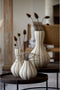 Light & Living Vaas Zucca - Crème - Ø28,5cm - Modern - Kerst cadeau - Kerst cadeautjes - Cadeau vrouw - Cadeau man - Cadeau voor haar - Cadeau voor hem - Kerstcadeau - Kerst kado - Kado man - Kado vrouw