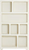Light & Living Vakkenkast Nahua - 190 x 110cm - Crème