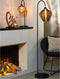 Light & Living vloerlamp 35x30x160 cm ALVARO antiek brons+mat zwart