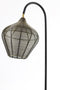 Light & Living vloerlamp 35x30x160 cm ALVARO antiek brons+mat zwart