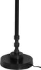 Light & Living Vloerlamp BHUTAN mat zwart 145 x Ø 22