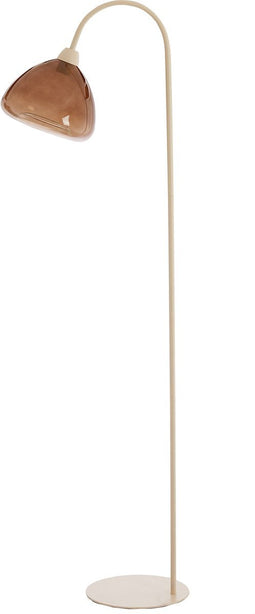 Light & Living Vloerlamp Bisho - 160cm hoog - Bruin