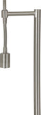 Light & Living Vloerlamp CALGARY Ø25x138 cm - nik.sat.+LED flex