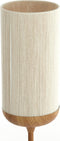 Light & Living Vloerlamp Dania - Crème/Naturel - Ø23x159cm - Modern - Staande lampen voor Woonkamer - Slaapkamer