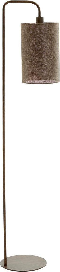 Light & Living Vloerlamp Donio - Bruin - 33.5x28x155cm - Modern - Staande lampen voor Woonkamer - Slaapkamer
