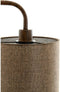 Light & Living Vloerlamp Donio - Bruin - 33.5x28x155cm - Modern - Staande lampen voor Woonkamer - Slaapkamer