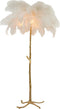 Light & Living Vloerlamp Feather - 180cm - Wit