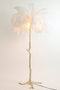 Light & Living Vloerlamp Feather - 180cm - Wit