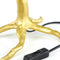 Light & Living Vloerlamp Feather - Perzik