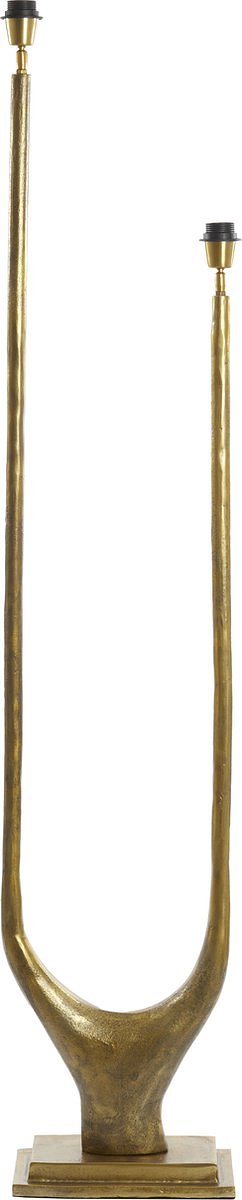 Light & Living Vloerlamp Gavi - 2-Lamps - Antiek Brons - excl. kap