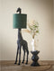 Light & Living Vloerlamp Giraffe - 184cm - Zwart - excl. kap