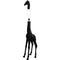 Light & Living Vloerlamp Giraffe - 184cm - Zwart - excl. kap