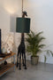 Light & Living Vloerlamp Giraffe - 184cm - Zwart - excl. kap