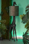 Light & Living Vloerlamp Giraffe - 184cm - Zwart - excl. kap