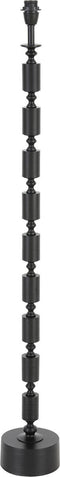 Light & Living Vloerlamp Gitaya - Zwart - Ø18cm - Luxe - Staande lampen voor Woonkamer - Slaapkamer