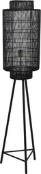 Light & Living Vloerlamp Gruaro - Zwart - Ø32cm - Oosters - Staande lamp voor Woonkamer - Slaapkamer