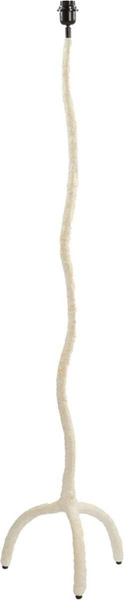Light & Living Vloerlamp Guja - Papier Maché - 137cm - Crème - excl. kap