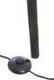 Light & Living Vloerlamp Ilias - Mangohout - 122cm - Zwart - excl. kap