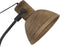 Light & Living Vloerlamp Imbert - donker bruin-mat zwart