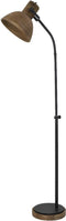 Light & Living Vloerlamp Imbert - donker bruin-mat zwart