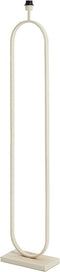 Light & Living Vloerlamp Jamiri - 142cm hoog - Crème