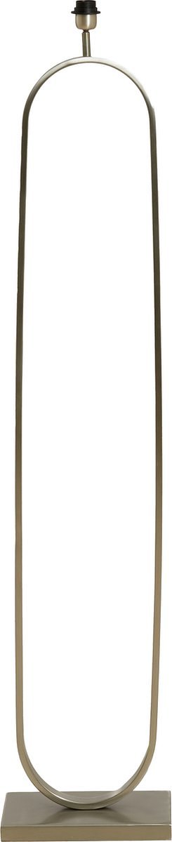 Light & Living Vloerlamp Jamiri - 142cm hoog - Nikkel - excl. kap