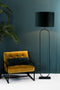 Light & Living Vloerlamp Jamiri - Zwart - 30x15x142cm - Modern - Staande lampen voor Woonkamer - Slaapkamer