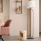 Light & Living Vloerlamp Jamiri - Zwart - 30x15x142cm - Modern - Staande lampen voor Woonkamer - Slaapkamer