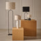 Light & Living Vloerlamp Jamiri - Zwart - 30x15x142cm - Modern - Staande lampen voor Woonkamer - Slaapkamer