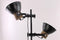 Light & Living Vloerlamp JODY - zwart-zink + weather barn - L