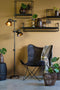 Light & Living Vloerlamp JODY - zwart-zink + weather barn - L