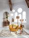 Light & Living - Vloerlamp JOVANY - Ø25x135cm - Bruin