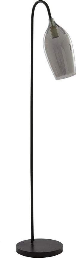 Light & Living Vloerlamp Lukaro - 160cm hoog - Smoke/Antiek Brons