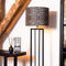 Light & Living Vloerlamp Mace - Zwart - 30x30x140cm - Modern - Staande lampen voor Woonkamer - Slaapkamer