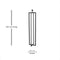 Light & Living Vloerlamp Mace - Zwart - 30x30x140cm - Modern - Staande lampen voor Woonkamer - Slaapkamer