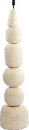 Light & Living Vloerlamp Marree - Papier Maché - 135cm - Crème - excl. kap