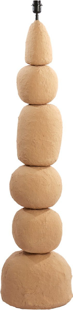 Light & Living Vloerlamp Marree - Papier maché - 135cm hoog - excl. kap -