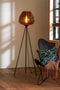 Light & Living Vloerlamp Mayson - Bruin