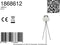 Light & Living Vloerlamp Mayson - Grijs - Ø42x146 cm - Modern - Staande lampen voor Woonkamer - Slaapkamer