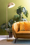 Light & Living Vloerlamp Mette - Goud - 37x30x155cm - Modern - Staande lampen voor Woonkamer - Slaapkamer