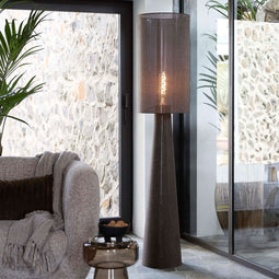 Light & Living Vloerlamp Micky - Linnenlook - 180cm - Bruin
