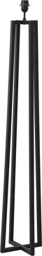 Light & Living Vloerlamp Miley - Zwart - 25x130cm - Industrieel - Staande lampen voor Woonkamer - Slaapkamer