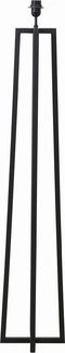 Light & Living Vloerlamp Miley - Zwart - 25x130cm - Industrieel - Staande lampen voor Woonkamer - Slaapkamer