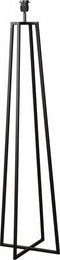 Light & Living Vloerlamp Miley - Zwart - 25x130cm - Industrieel - Staande lampen voor Woonkamer - Slaapkamer